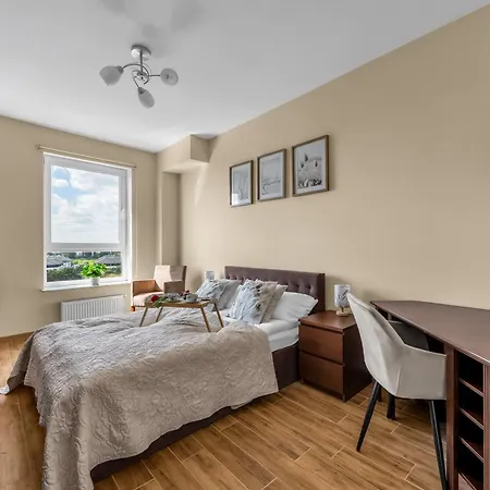 Mokotow - 10th Floor, 52m2 - By Rentujemy Apartman Varsó